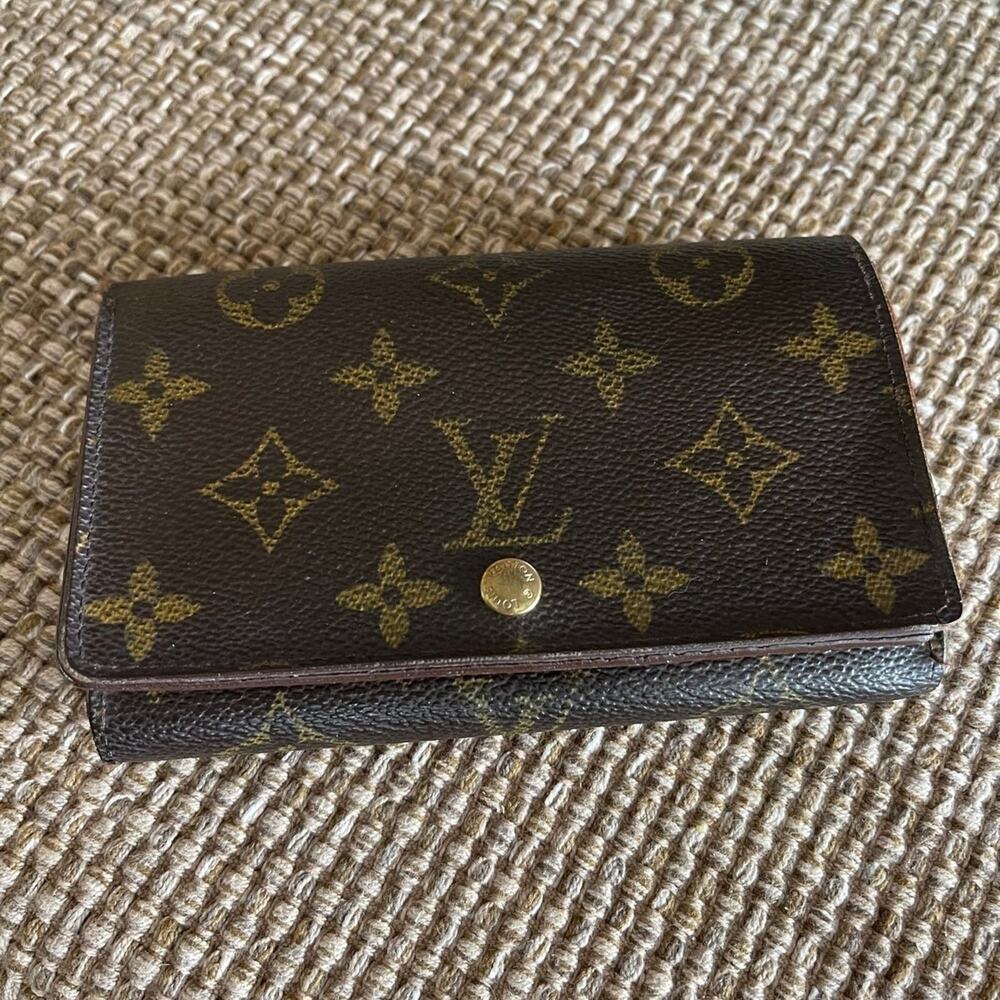 vintage Louis Vuitton Porte Tresor monogram Wallet *rare made in USA